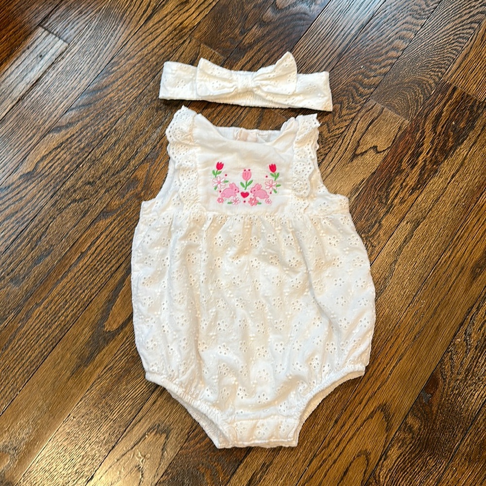 Little Me Romper : size 12 months